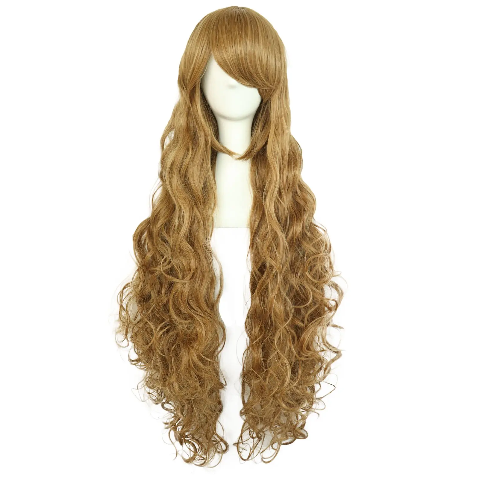 Anogol Toradora Cosplay Wigs yellow long natural hair hot selling for girls