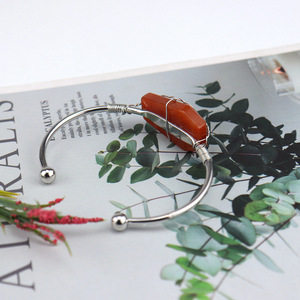 <span class=keywords><strong>Bracelet</strong></span> hexagonal en <span class=keywords><strong>fil</strong></span> de cuivre doré fait main avec cristaux naturels, <span class=keywords><strong>bracelet</strong></span> de guérison en pierre originale pour femme - Product Image 6