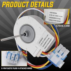 WR60X10185 Moteur de ventilateur d'évaporateur pour réfrigérateurs <span class=keywords><strong>Hotpoint</strong></span> Remplace les numéros de pièce WR60X10043 DC FAN DC MOTOR - Product Image 3