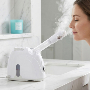 Vaporizador Facial Profesional con Aroma, Sauna Facial Iónica Nano con Vapor Caliente y Boquilla Giratoria para una Limpieza Profunda - Product Image 1