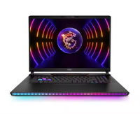 Ordinateurs portables de jeu MSIS Gamings GT77HX 13VI, ordinateur portable de jeu avec 16 Go de mémoire, fréquence de rafraîchissement de 165 Hz, carte graphique dédiée, clavier anglais anti-ghosting Hexa UK