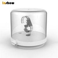 Caja de Exhibición con Alarma Antirrobo Transparente y Bloqueable A701 para Airpods, Relojes Inteligentes, Exhibición de Seguridad para Tiendas Minoristas, Soporte de Carga