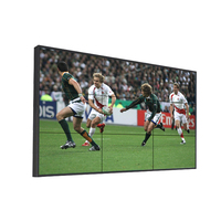 Layar Video Wall LCD Bezel Ultra Tipis 4K 8K Panel IPS 60Hz SRGB95% Layar Sambung Dalam Ruangan untuk Komersial Garansi 5 Tahun