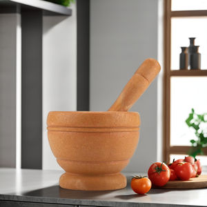 Bol de broyeur de mortier et de <span class=keywords><strong>pilon</strong></span> en bois avec <span class=keywords><strong>marteau</strong></span> à tige, broyeur de sauce à l'ail broyeur à main broyeur Gadgets de cuisine - Product Image 6