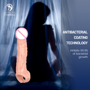 Мужской полый фаллоимитатор, презерватив, товары для взрослых, секс-игрушки, полый дизайн, кожа, как силиконовый материал, носимый фаллоимитатор, презерватив - Product Image 2