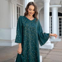 500054 Moyen-Orient Musulman Forage Chaud Robe Lâche Robe Arabie Saoudite