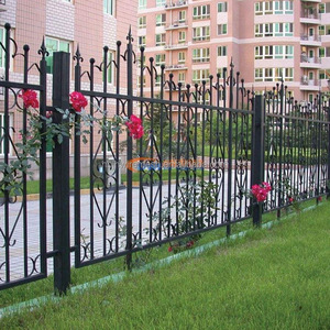 Ron Clôture Villas <span class=keywords><strong>Ferronnerie</strong></span> écologique Garde-corps d'escalier pour maisons Design industriel Acier Bois Plastique pour portes d'allée de jardin - Product Image 6