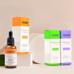 Etiqueta privada Blanqueamiento Levantamiento Vitamina C Ácido hialurónico Cara Piel + Cuidado + Suero - Product Image 5