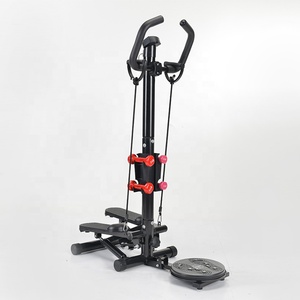 Indoor Fitness Multi Function Twist Waist Hydraulic Stepper <strong>Machine</strong> Foot <strong>Pedal</strong> Stepper <strong>Machine</strong> with Dumbbell Twist Waist Plate - Product Image 4