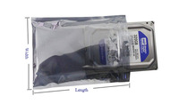 Pochette d'emballage antistatique en plastique laminé métallisé sous vide pour montres connectées et instruments électroniques refermables