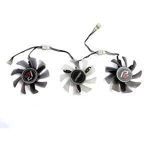 สำหรับ <span class=keywords><strong>ASRock</strong></span> <span class=keywords><strong>RX</strong></span> <span class=keywords><strong>5700</strong></span> 5700XT 8GB พัดลมระบายความร้อนกราฟิกการ์ด Phantom 75mm PVA080E12R 4PIN RX5700 <span class=keywords><strong>XT</strong></span> พัดลม GPU - Product Image 2