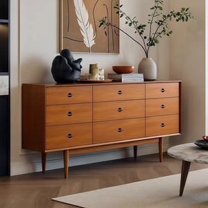 Pháp <span class=keywords><strong>Retro</strong></span> <span class=keywords><strong>sideboard</strong></span> với gỗ rắn chạm khắc sofa trở lại thiết kế hiện đại hộ gia đình phòng khách Tủ lưu trữ tường - Product Image 4