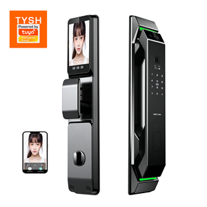 Tuya Vân Tay Khóa Cửa Thông Minh Với Máy Ảnh 3D Nhận Dạng Khuôn Mặt Vân Tay Thông Minh Chữ Số Khóa Điện Thoại Di Động Điều Khiển <span class=keywords><strong>7</strong></span> Cách Mở Khóa - Product Image 3