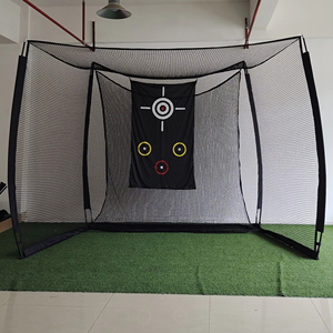 Simulateur Extérieur/Intérieur/Garage Arrière-Cour <span class=keywords><strong>Golf</strong></span> Frapper Swing Aides à la formation Tissu cible 10X8 FT HD Écran à impact Filet de <span class=keywords><strong>golf</strong></span> - Product Image 1