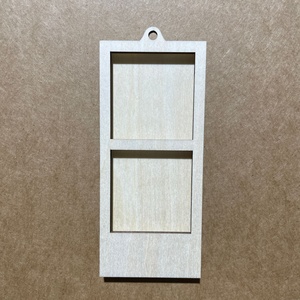 2026 Giáng Sinh Trang Trí Cây Tùy Chỉnh Trống Giáng Sinh Hình Ảnh Nhỏ Khung Đồ Trang Trí Ván Ép Quyến Rũ Với Nam Châm - Product Image 1