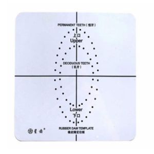 Kit d'instruments de barrage dentaire poinçon de barrage en caoutchouc acier inoxydable non revêtu - Product Image 5