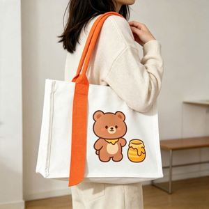 Sacs fourre-tout en toile de coton personnalisés, écologiques, recyclables, de haute qualité, imprimés avec logo privé pour l'emballage et l'usage quotidien (vente en gros) - Product Image 2