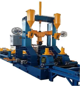 Automatic H beam Assembly and Welding and Straightening All in One Machine for Steel Structure Fabrication Station