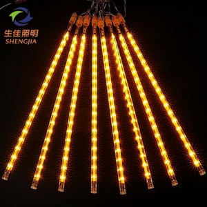 Guirlande lumineuse LED de jardin, effet de paysage, pour mariage, Halloween, festival, lumières de Noël, effet de météore tombant, neige, IP65 étanche, vente chaude 2025 - Product Image 5