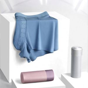 Factory Wholesale <b>Custom</b> Modal <b>Boxer</b> Underwear Breathable Knitted Business Simple Comfortable Massage Underwear Customizable - Product Image 2