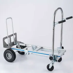 Stahl Handwagen Aluminium 3 In 1 Handwagen 4 Räder 250kg Klapp wagen FHT250B