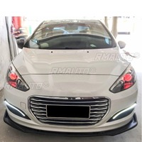 Pour Citroën Peugeot : Lame de pare-chocs avant, séparateur, diffuseur, spoiler, protection de pare-chocs, accessoires automobiles pour Citroën Peugeot 308