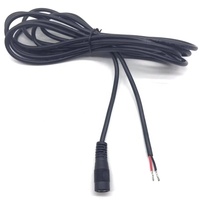 22AWG 5,5*2,5mm Kupfer leiter Buchse zu DC Pigtail Wire End offen mit verzinntem industriellem Verlängerung kabel