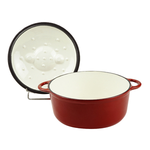 ChuiHua four hollandais <span class=keywords><strong>en</strong></span> émail de marque propre 5L four hollandais <span class=keywords><strong>en</strong></span> <span class=keywords><strong>fonte</strong></span> cuit marmite standard casserole avec couvercle - Product Image 4