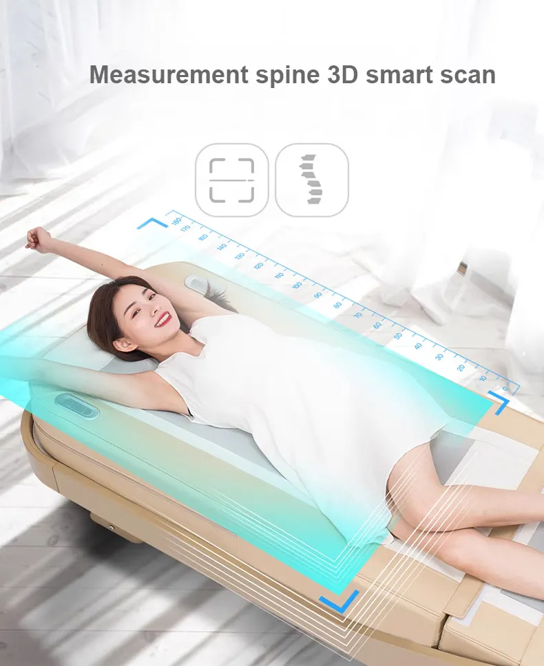 3D jade elétrico corpo inteiro massagem mesa Multi-funcional quente fisioterapia cama Wenyu cama automática