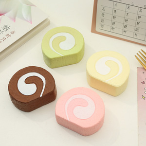 <span class=keywords><strong>Jouet</strong></span> anti-stress en silicone souple pour filles, en forme de gâteau roulé aux fruits, à récupération ultra-lente pour soulager le stress - Product Image 6