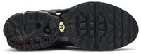 Chaussures de course unisexes For for Plus TN Triple Black en cuir véritable avec empeigne en mesh, semelle extérieure en caoutchouc et semelle intermédiaire en EVA – Collection Automne