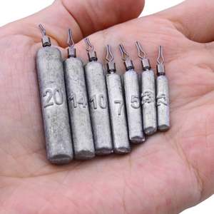 Plombs de pêche poids 2.5g -20g poids de chute gouttelettes d'eau plombs accessoires de pêche pour bar - Product Image 3