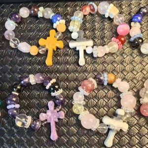 Gran oferta, crucifijo de Aventurina Natural de 5CM, artesanías talladas a mano, Cruz de cuarzo transparente, bendición religiosa para regalos <span class=keywords><strong>DIY</strong></span> - Product Image 3