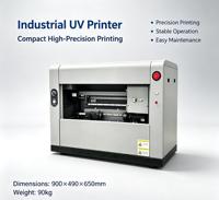 Mini machine d'impression UV cylindrique équipée d'une tête Epson I3200 pour petits produits cylindriques
