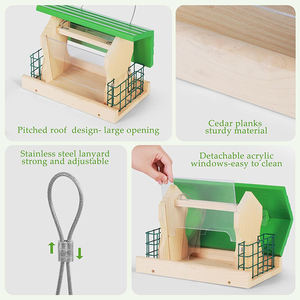 WDF nouvelle tendance vente chaude Mangeoire Pour Les Oiseaux oiseau Pigeon perroquet mangeoires en plein air mangeoires pour oiseaux - Product Image 4