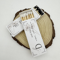 Boîtes d'allumettes personnalisées pour la publicité, boîtes d'allumettes colorées pour hôtel, allumettes de sécurité pour cheminée, boîtes d'allumettes de grande taille pour la maison
