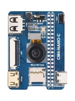 Carte de base nano (C) pour module de calcul Raspberry Pi 4, même taille que le CM4, caméra intégrée 8MP