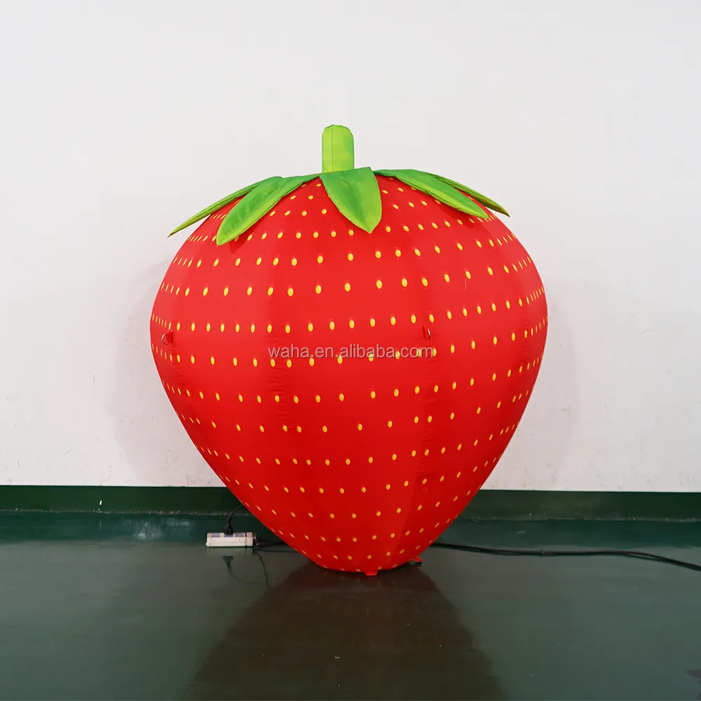 inflatable strawberry fruit advertising amusement inflatable cartoon OEM