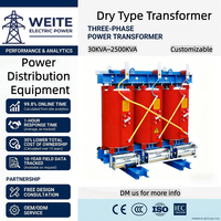 Transformateur triphasé sec en résine coulée 10kV 11kV 800kVA durable pour entrepôt, infrastructure électrique, personnalisable directement en usine