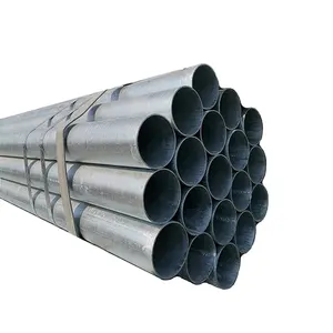 Api A53 Grade B Schedule 80 Seamless Low Carbon Steel Pipe Gi Hot Dip Galvanized Steel Tube Round Pipes