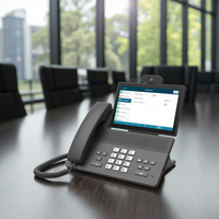 Enregistrement des appels PSTN fixe 8M caméra DTMF FSK identification de l'appelant Contact rapide appels HD 6 lignes SIP POE IP PSTN 4G téléphones