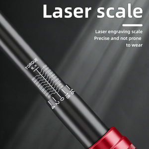 Orque 5-25NM Llave dinamométrica manual de 1/4 pulgadas Acabado cromado ajustable Controlador de aleación de acero Sistema métrico Reparación Llave dinamométrica - Product Image 6