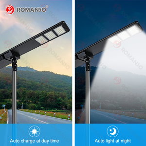 ALL in One LiFePO4 <b>Motion</b> <b>Sensor</b> 200W 300W 400W 600W 160LM/W IP65 3 Years Warranty Bright White <b>Solar</b> <b>Security</b> Street <b>Light</b> - Product Image 3