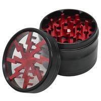 Broyeur à herbes Lightning Teeth 63 mm en aluminium aéronautique 4 pièces, accessoires pour briquets et fumeurs