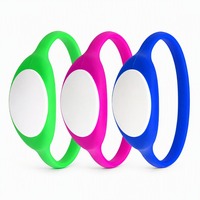 Bracelet en silicone NFC RFID avec code QR 13,56 MHz pour paiement sans contact, bracelet de billetterie pour festival de musique, concert, événement sportif