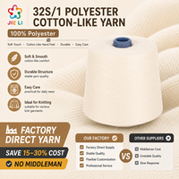 Competitive Price 100% Polyester Core Spun Yarn 32S Eco-Friendly Recycled Dyed High Strength for Socks Sewing Embroidery