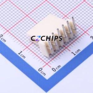 FWF25402-S06B22W5B-A Wire-to-Board Pin Header Bent Lead Through Hole,P=2.54mm Connector 1x6P 2.54mm Right Angle Insert 6P - Product Image 2