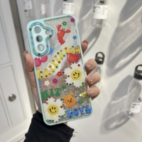 Nouveau modèle époxy paillettes TPU et acrylique étui de téléphone portable pour Samsung A17 A05S A06 4G 5G A56 5G A36 5G A16 4G