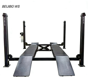 Elevador Hidráulico de 4 Postes y 4 Cilindros <span class=keywords><strong>para</strong></span> <span class=keywords><strong>Autos</strong></span>, 4 Toneladas, Uso Pesado, Alineación de Ruedas, Certificado CE, Equipo de Garaje, Bloqueos de Seguridad <span class=keywords><strong>para</strong></span> <span class=keywords><strong>Autos</strong></span> - Product Image 1