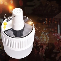TAIKOO – ampoule solaire LED à économie d'énergie, cadre de lampe de marché nocturne, Mobile, lampe de camping d'urgence à énergie solaire extérieure
